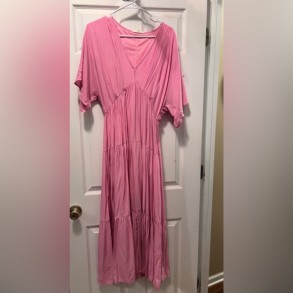 Entro, pink maxi dress, new, never worn